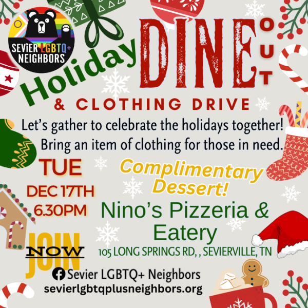 Dine OUT Clothing Drive!